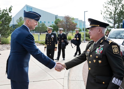 The Secretary of National Defense of Mexico and the Secretary of the Navy of Mexico visit U.S. Northern Command.
