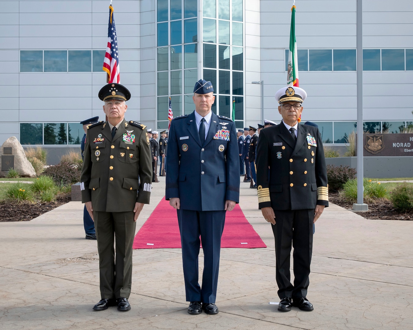 The Secretary of National Defense of Mexico and the Secretary of the Navy of Mexico visit U.S. Northern Command.