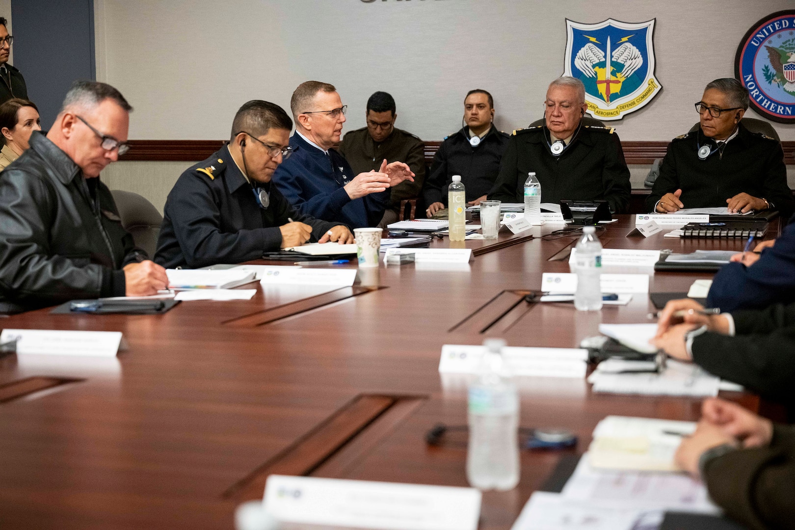 The Secretary of National Defense of Mexico and the Secretary of the Navy of Mexico visit U.S. Northern Command.