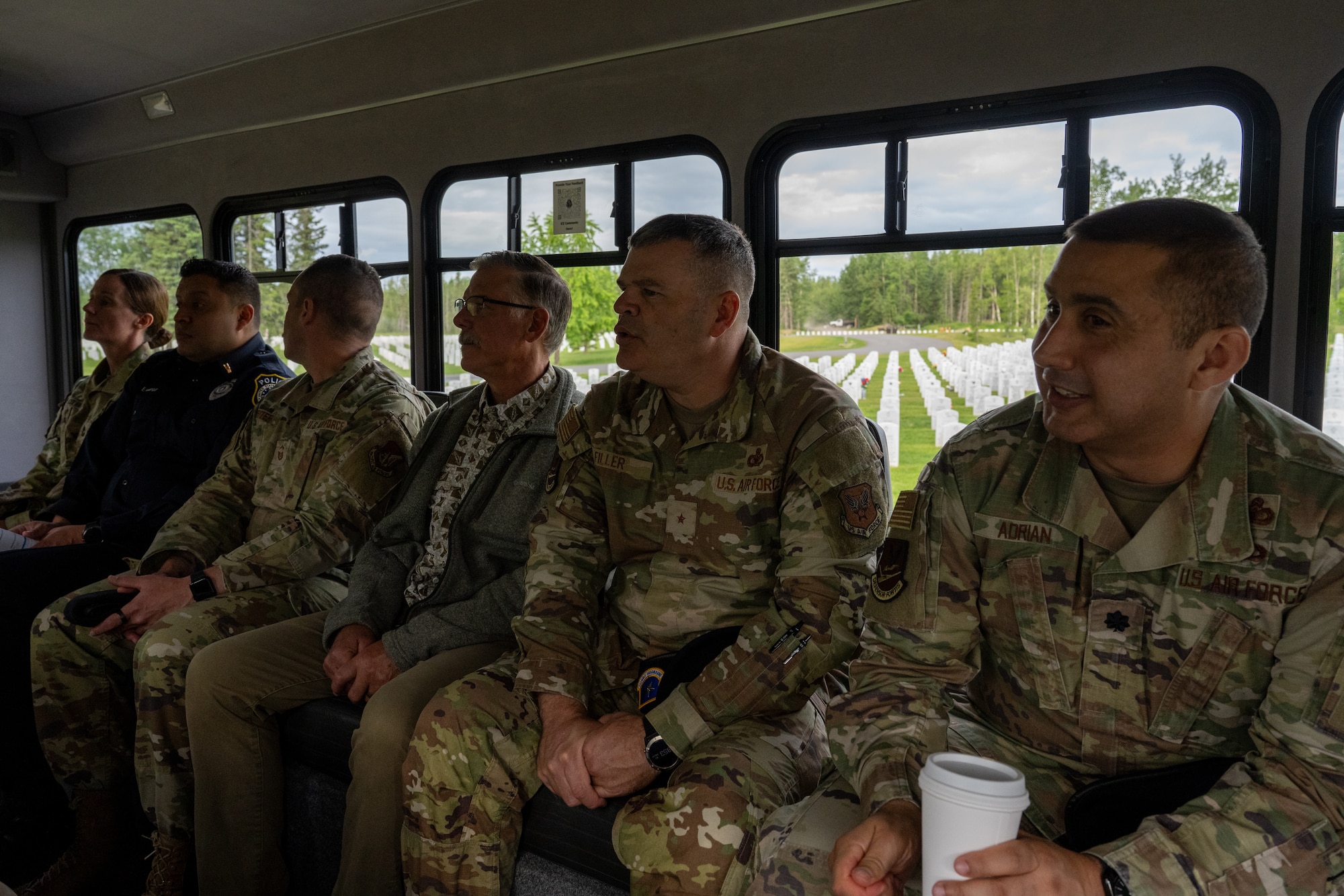 Brig. Gen. Brian Filler toured the installation and met with Airmen from the 673d SFS to answer questions, award Airmen for their achievements and get a better understanding of the mission. On his tour, he visited various JBER and Security Forces facilities, attended an office call at the 11th Air Force combined headquarters, and spoke with Airmen at the 673d SFS all-call.