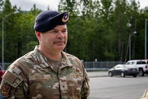 Brig. Gen. Brian Filler toured the installation and met with Airmen from the 673d SFS to answer questions, award Airmen for their achievements and get a better understanding of the mission. On his tour, he visited various JBER and Security Forces facilities, attended an office call at the 11th Air Force combined headquarters, and spoke with Airmen at the 673d SFS all-call.