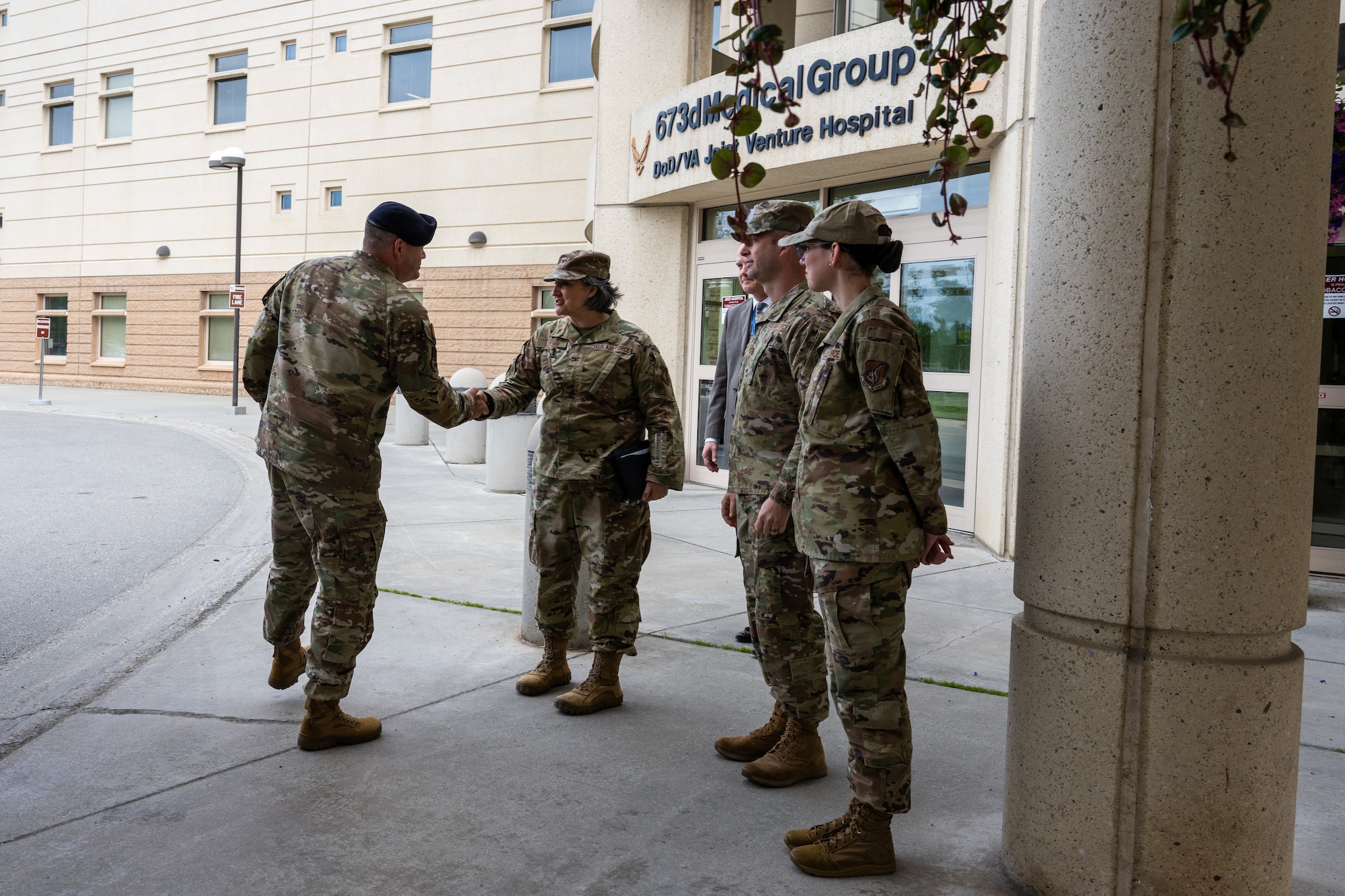 Brig. Gen. Brian Filler toured the installation and met with Airmen from the 673d SFS to answer questions, award Airmen for their achievements and get a better understanding of the mission. On his tour, he visited various JBER and Security Forces facilities, attended an office call at the 11th Air Force combined headquarters, and spoke with Airmen at the 673d SFS all-call.