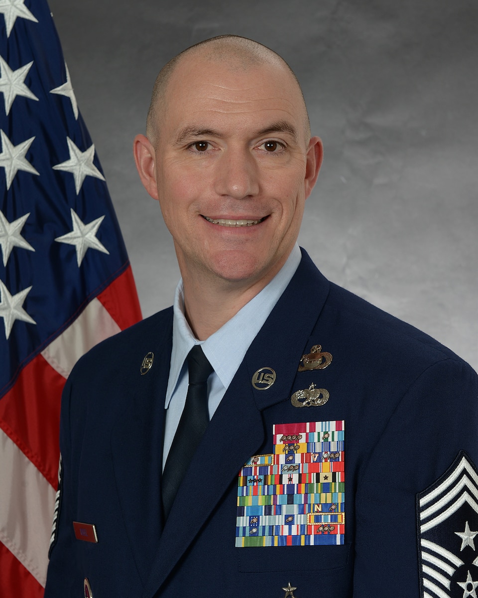Chief Master Sgt. Carl T. Vogel Official Photo