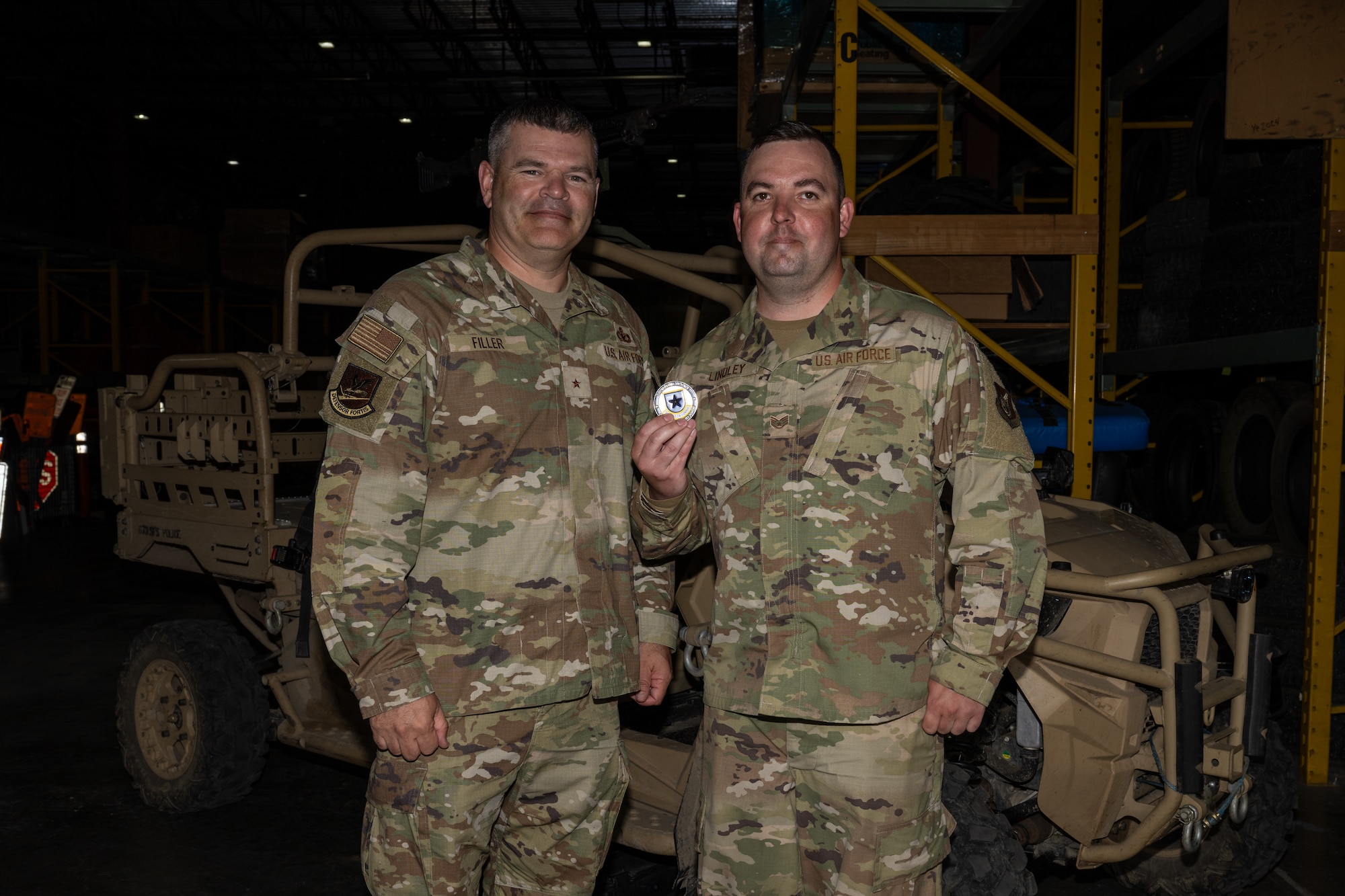 Brig. Gen. Brian Filler toured the installation and met with Airmen from the 673d SFS to answer questions, award Airmen for their achievements and get a better understanding of the mission. On his tour, he visited various JBER and Security Forces facilities, attended an office call at the 11th Air Force combined headquarters, and spoke with Airmen at the 673d SFS all-call.