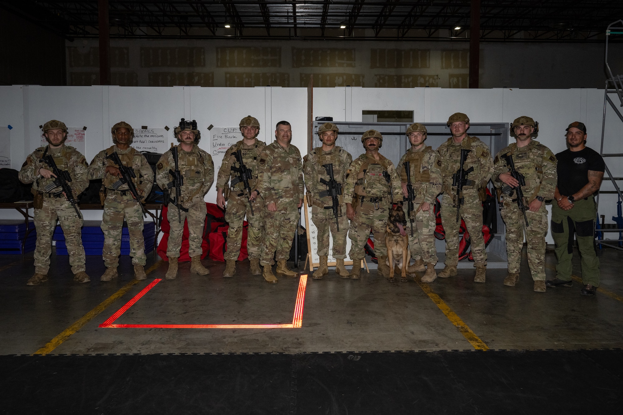 Brig. Gen. Brian Filler toured the installation and met with Airmen from the 673d SFS to answer questions, award Airmen for their achievements and get a better understanding of the mission. On his tour, he visited various JBER and Security Forces facilities, attended an office call at the 11th Air Force combined headquarters, and spoke with Airmen at the 673d SFS all-call.