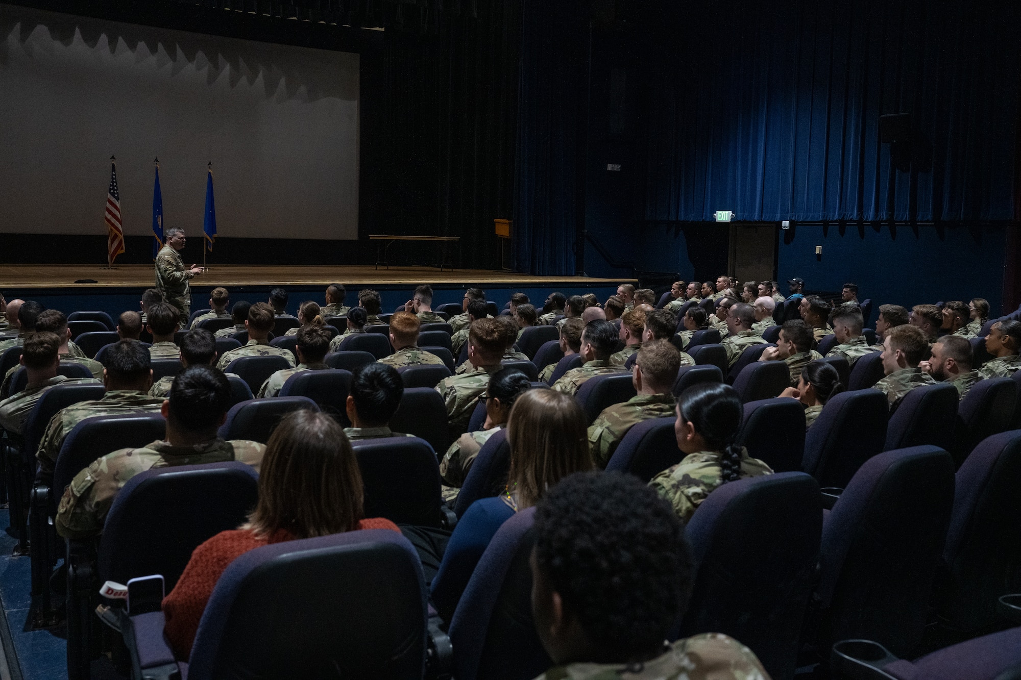 Brig. Gen. Brian Filler toured the installation and met with Airmen from the 673d SFS to answer questions, award Airmen for their achievements and get a better understanding of the mission. On his tour, he visited various JBER and Security Forces facilities, attended an office call at the 11th Air Force combined headquarters, and spoke with Airmen at the 673d SFS all-call.
