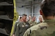 Maj. Gen. Michael Drowley arrives at a maintenance management shop.