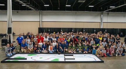 FREDERICKSBURG, Va. – Fifteen local middle and high schools participated in the first STEM Triad event hosted by the Naval Surface Warfare Center Dahlgren Division. More than 100 students from the region engaged in real-world challenges inspired by the Navy, including autonomous robotics, cybersecurity capture-the-flag operations and additive manufacturing. (Dorina Watermolen/NSWCDD photo)