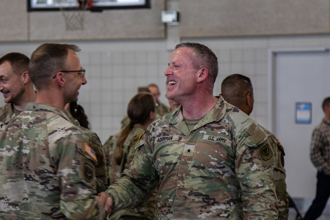 The Wisconsin Army National Guard held an assumption of command ceremony to welcome U.S. Army Brig. Gen. Brion Aderman as the incoming Deputy Adjutant General for Army May 2, 2025 at Joint Force Headquarters in Madison, Wis.  Brig. Gen. Aderman, who joined the Army in 1991 and previously served as the Wisconsin Army National Guard chief of staff, replaced Maj. Gen. Matthew Strub, who recently was appointed as Wisconsin's Adjutant General.