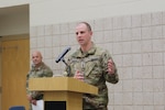 The Wisconsin Army National Guard's 64th Troop Command held an assumption of responsibility ceremony as Chief Warrant Officer 4 Andrew Jarosinski became the brigade's first Command Senior Warrant Officer Advisor at the Armed Forces Reserve Center in Madison, Wis., May 2, 2025. Jarosinski will serve as an advisor to the brigade commander and his staff on all aspects of army operations as well as a principal advisor to all subordinate warrant officer leaders throughout the 64th Troop Command.