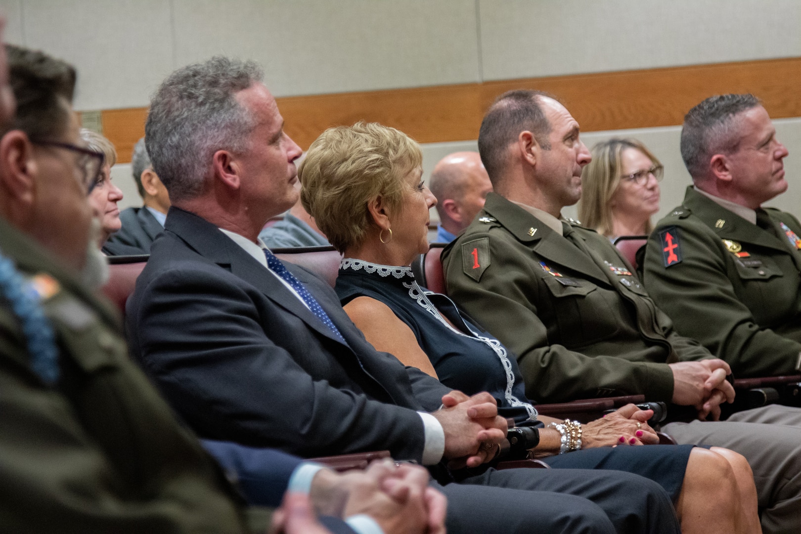 The Wisconsin Army National Guard's 32nd Infantry Brigade Combat Team held a dedication ceremony honoring the late Maj. Gen. retired James Blaney at the 32nd IBCT headquarters at Camp Douglas, Wis. May 4, 2025. Blaney's legacy to the 32nd IBCT and Wisconsin National Guard was honored with renaming the 32nd IBCT's drill floor after the former Adjutant General of Wisconsin. Former Wisconsin Governor Tommy Thompson, who attended the dedication ceremony, appointed Blaney as Adjutant General of the state in 1997.
