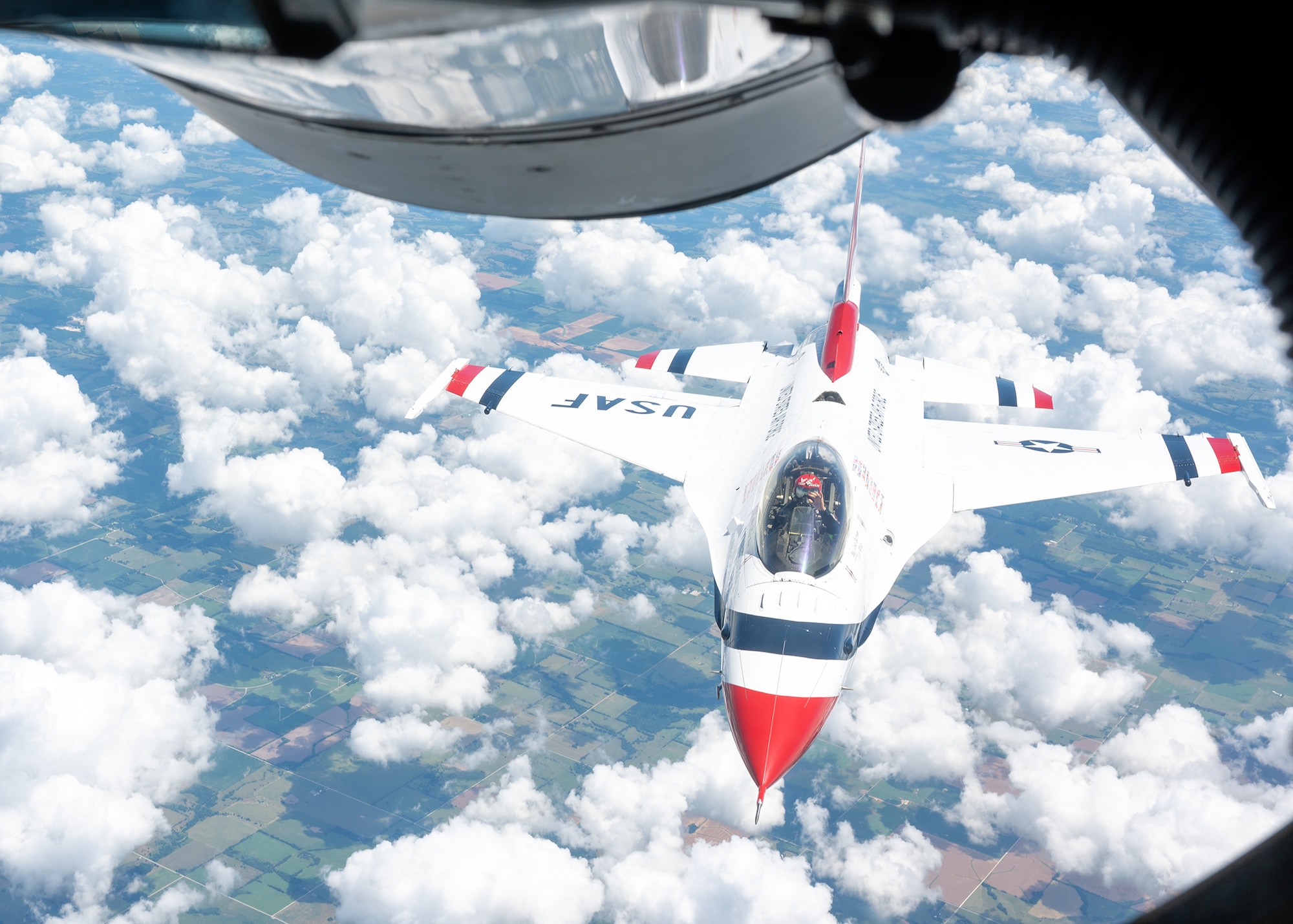 aircraft in flight