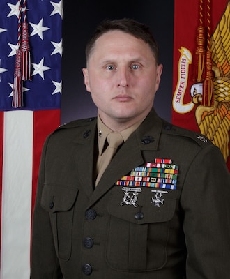 Portrait of Lieutenant Colonel Colter J. Bahlau