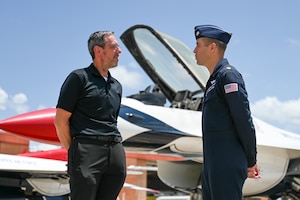 pilot in front of pilot