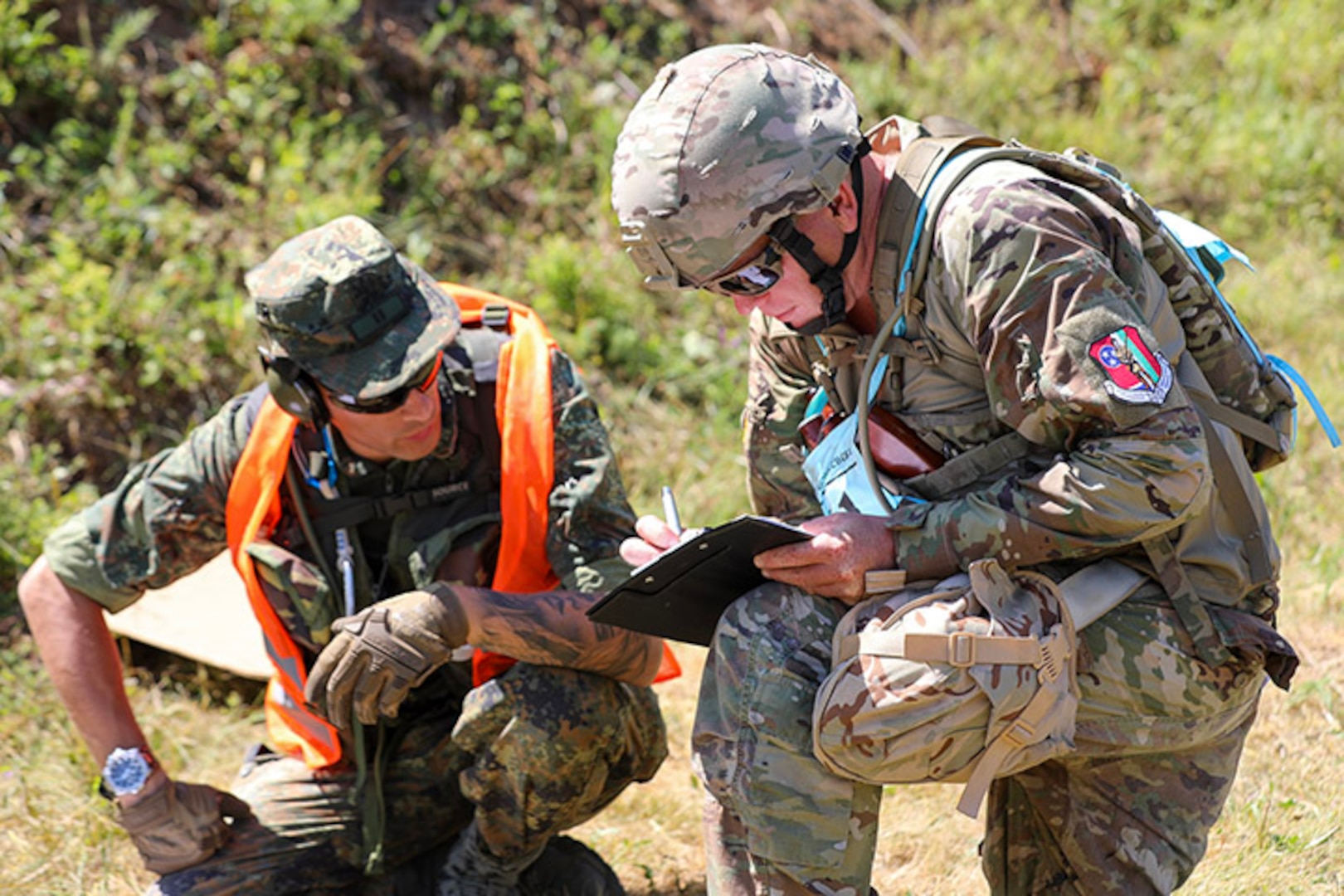 Members of the Tennessee Army and Air National Guard competed in the Bulgaria Armed Forces’ first multinational Best Warrior Competition, at the National Military University, June 23-26.
