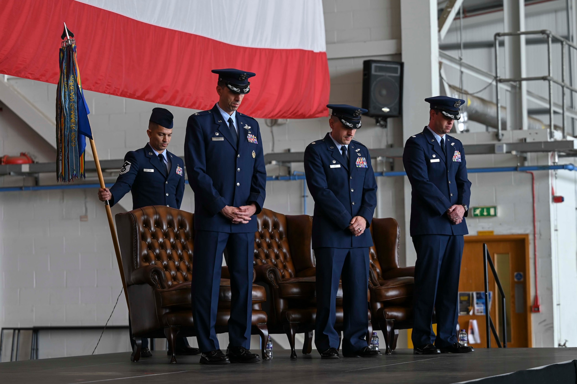 Invocations are held at the beginning of change of command ceremonies to respect and honor military members for their service and sacrifice.