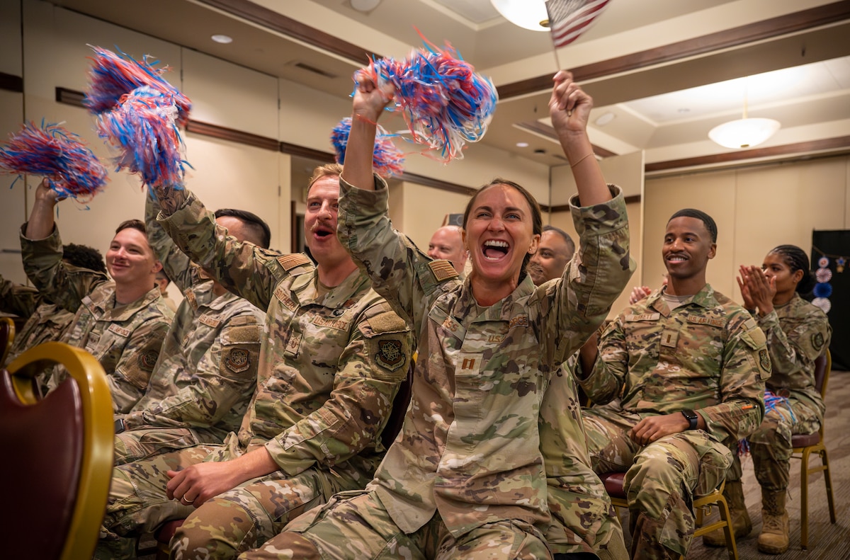 Airmen celebrate