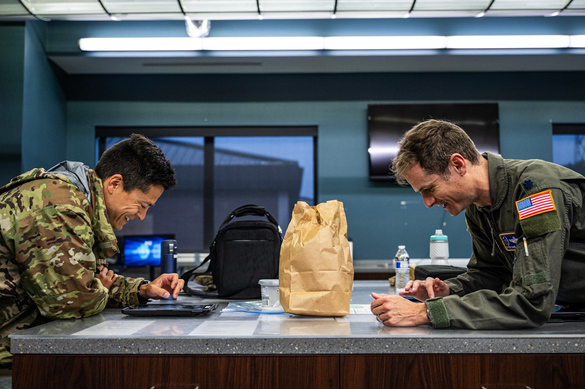 Airmen prepare for flight