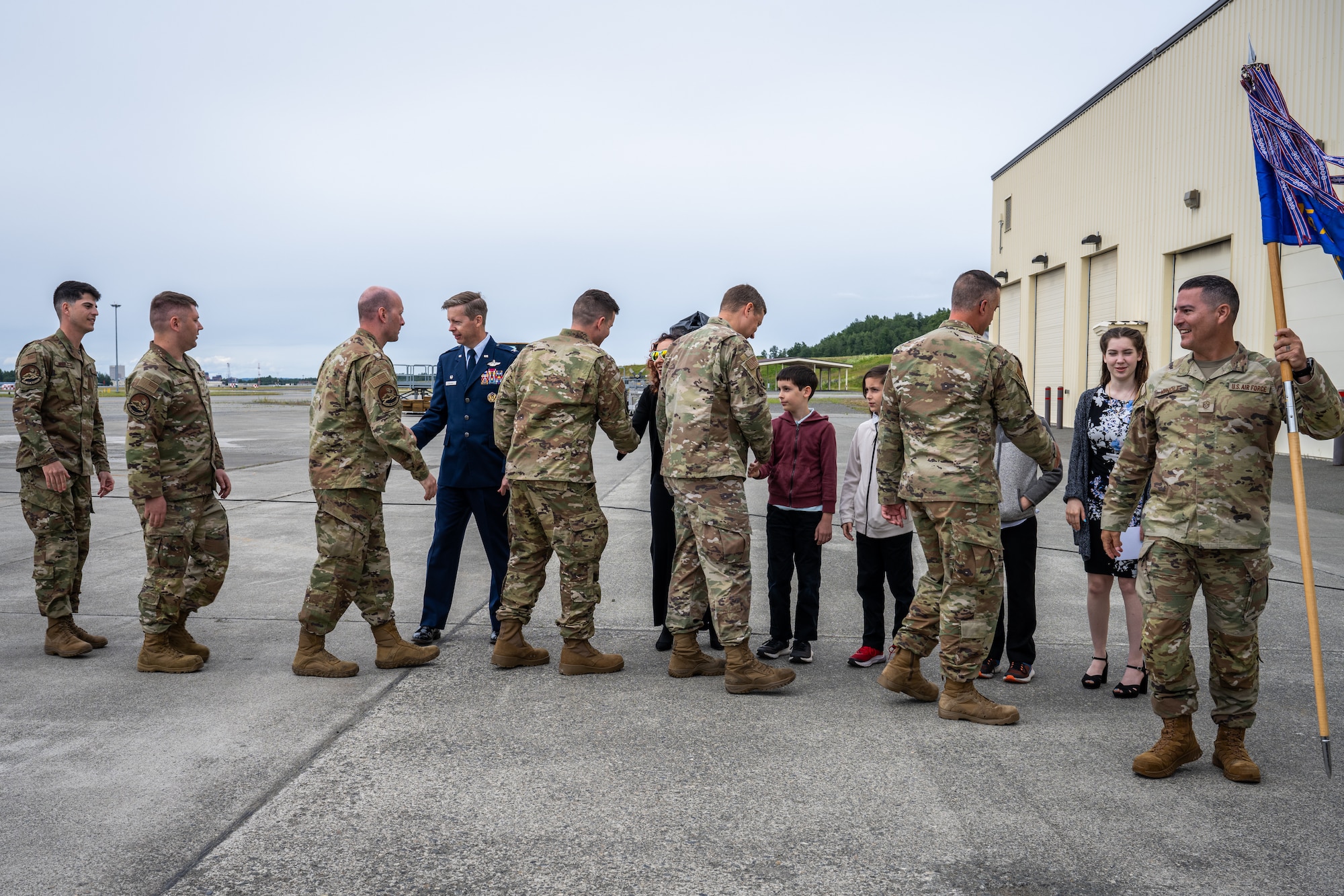 The 715th AMOG is responsible for forward-deployed command and control, aerial port and aircraft maintenance support, and more, throughout the Pacific theater.