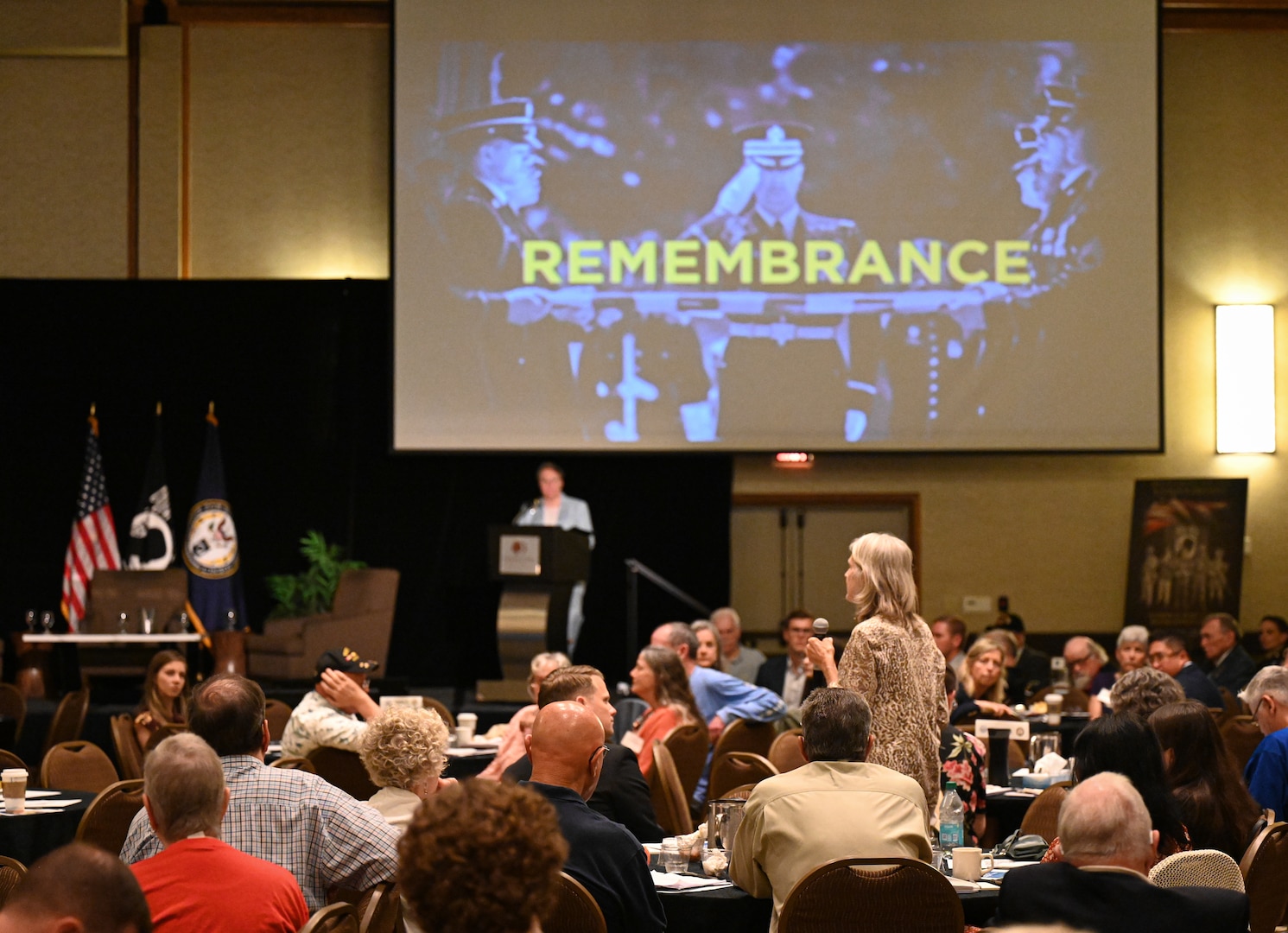 Families of unaccounted for American service members from the Vietnam War attend the Vietnam War Annual Government Briefing, Omaha, Nebraska, June 26, 2025.
