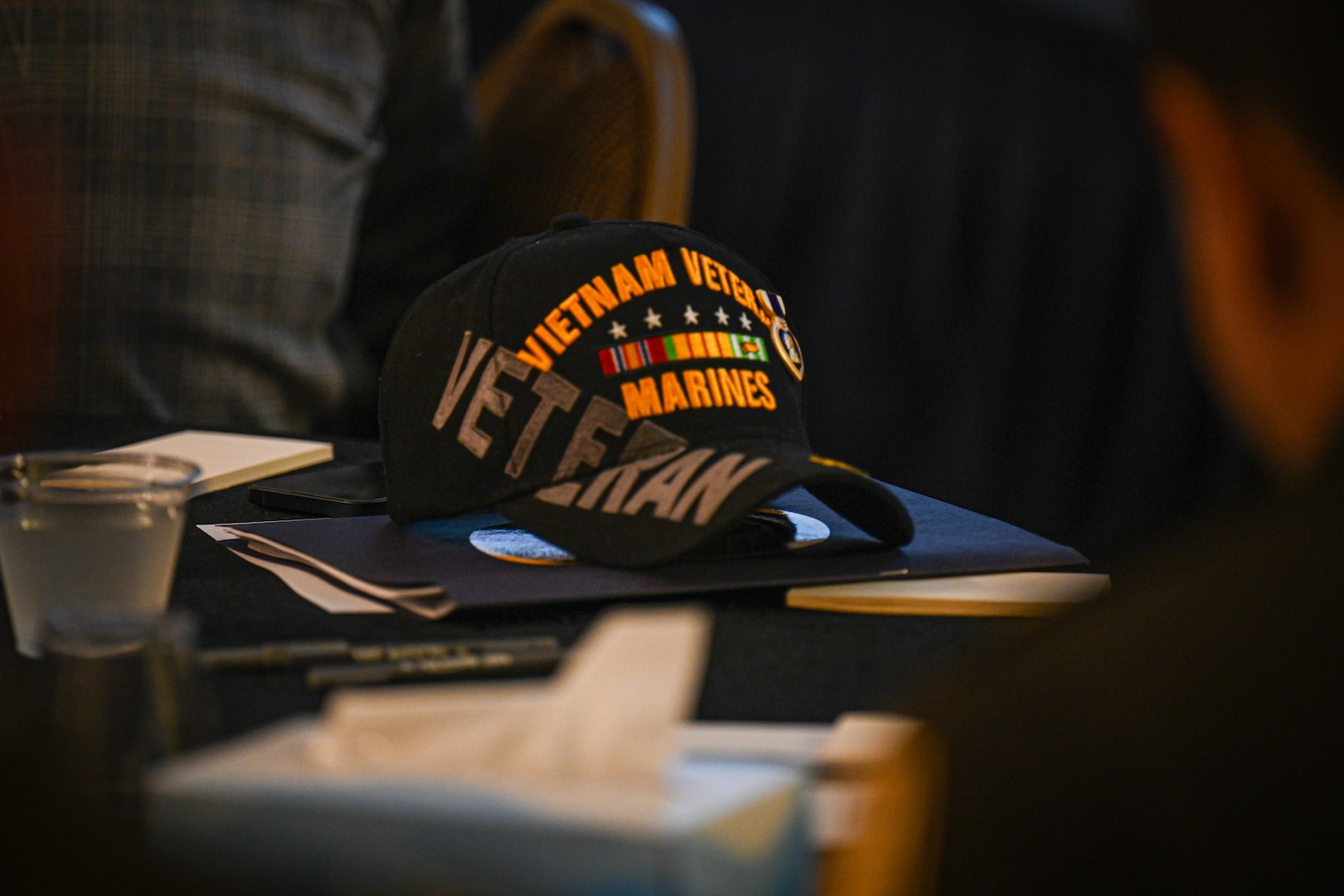 Families of unaccounted for American service members from the Vietnam War attend the Vietnam War Annual Government Briefing, Omaha, Nebraska, June 26, 2025.