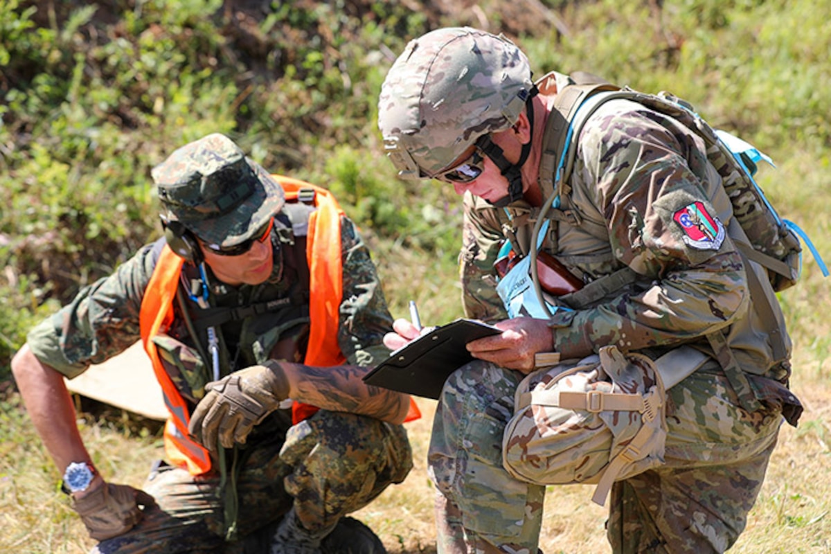 Members of the Tennessee Army and Air National Guard competed in the Bulgaria Armed Forces’ first multinational Best Warrior Competition, at the National Military University, June 23-26.