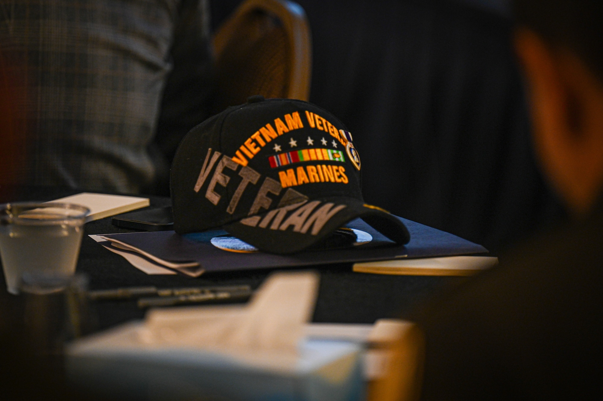 Families of unaccounted for American service members from the Vietnam War attend the Vietnam War Annual Government Briefing, Omaha, Nebraska, June 26, 2025.