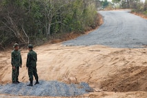 Royal Thai Marine Corps, U.S. Marines begin road rehabilitation project in Nakhon Ratchasima province