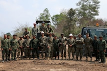 Royal Thai Marine Corps, U.S. Marines begin road rehabilitation project in Nakhon Ratchasima province