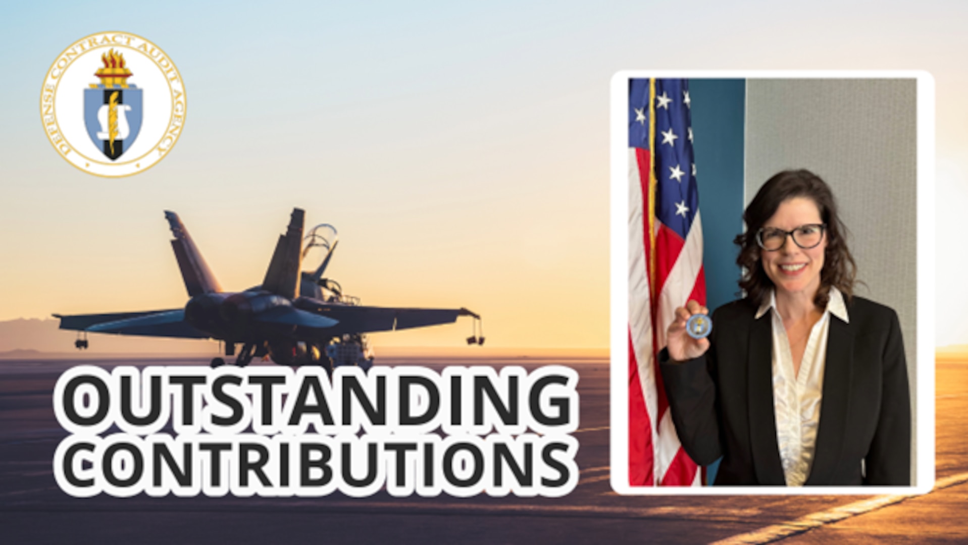 Visual banner with text.