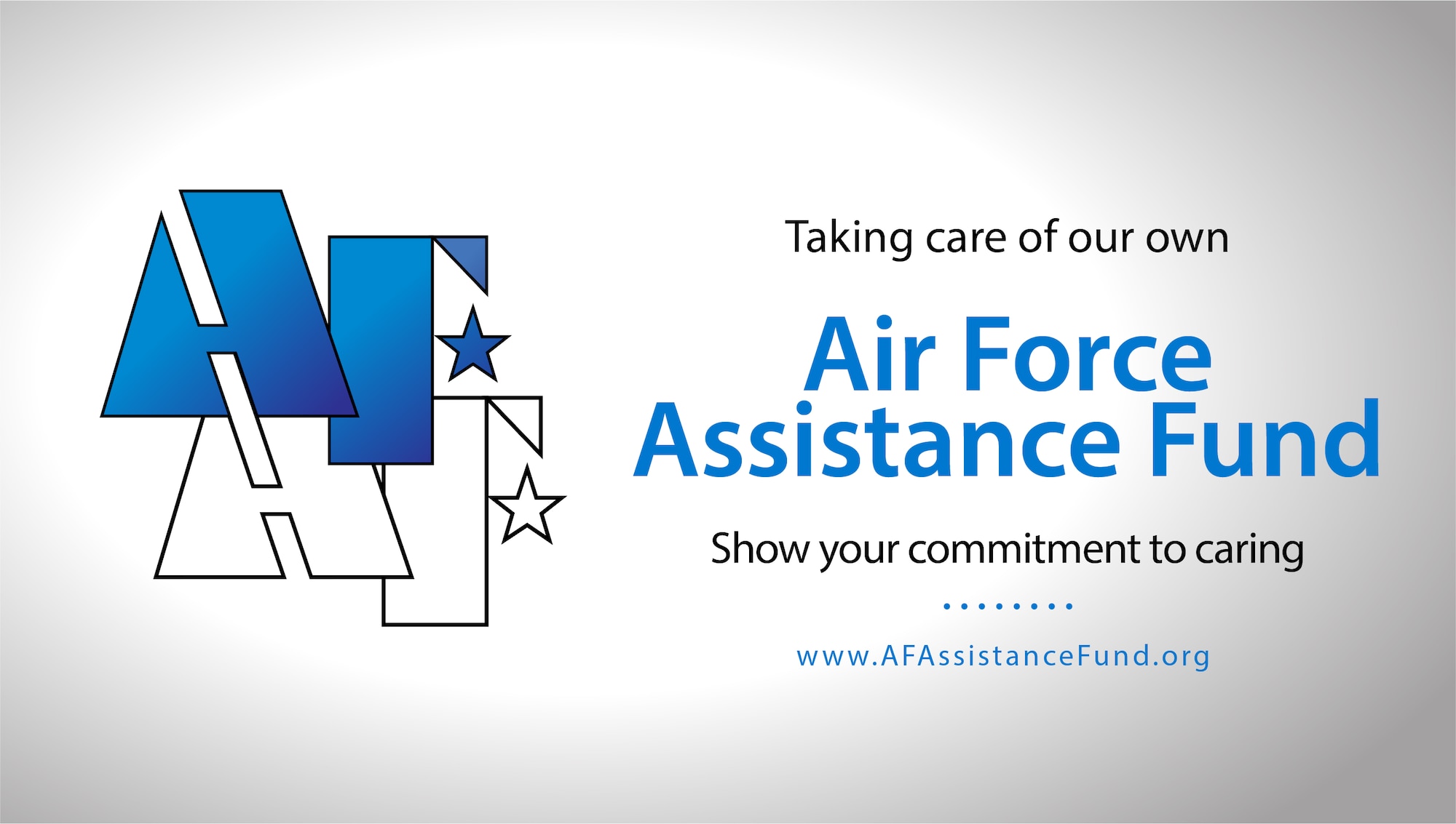 Blue and White Air Force Assistance Fund logo