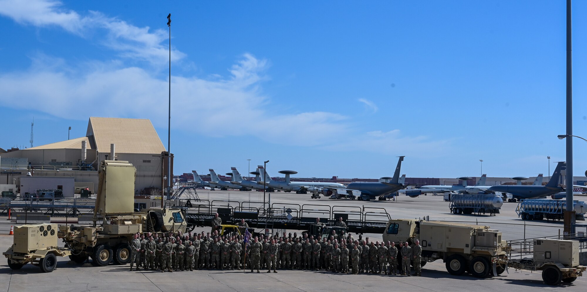 group photo on flightline