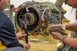 The Theater Aviation Support Maintenance Group Engine Repair Section, in the U.S. Central Command area of responsibility, rebuilds a UH-60 Blackhawk engine, building readiness and saving Army resources. (U.S. Army photo by Public Affairs Specialist Vanessa Schell)