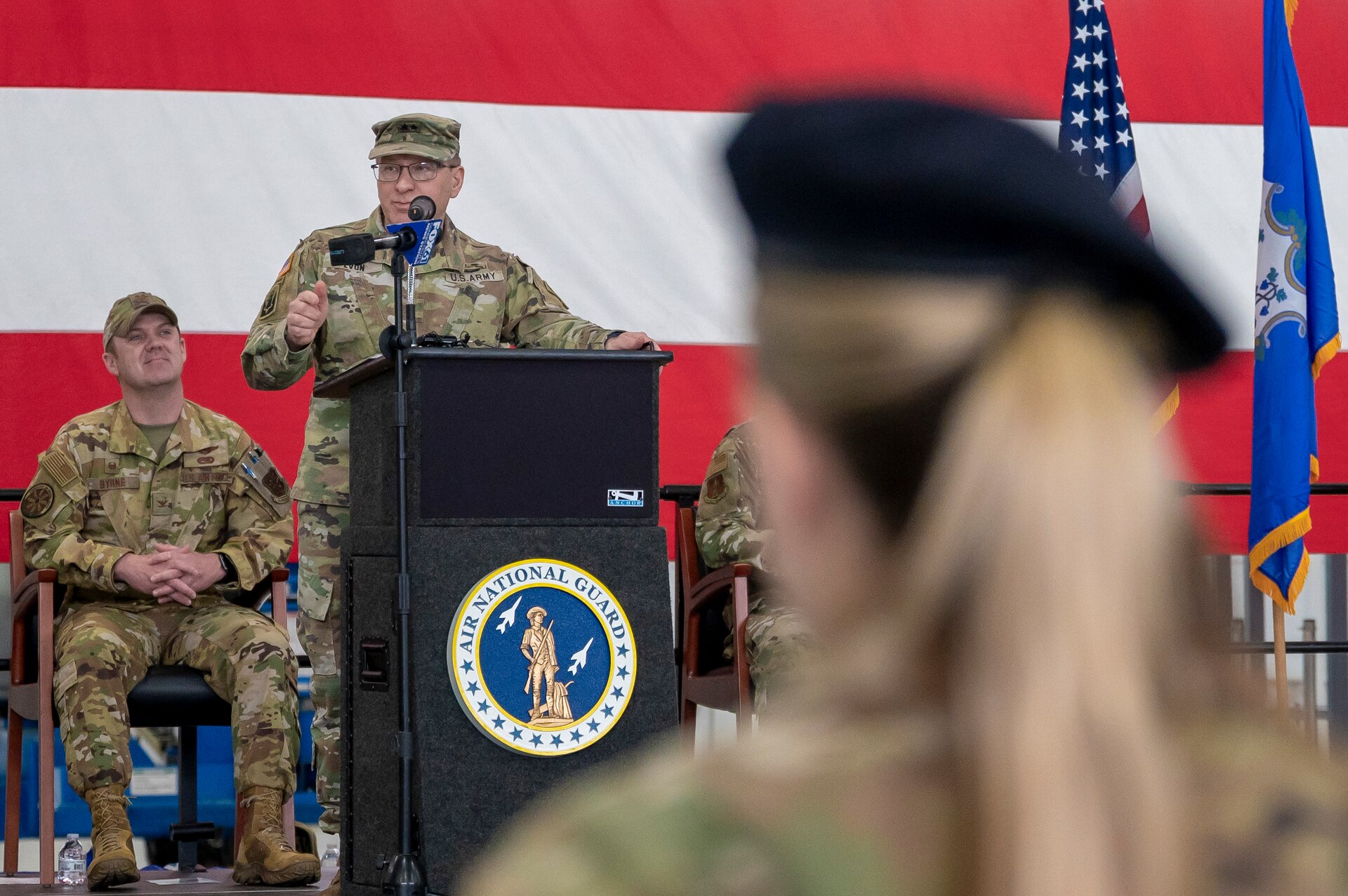 Joint send-off ceremony celebrates Connecticut Guardsmen as they prepare to deploy