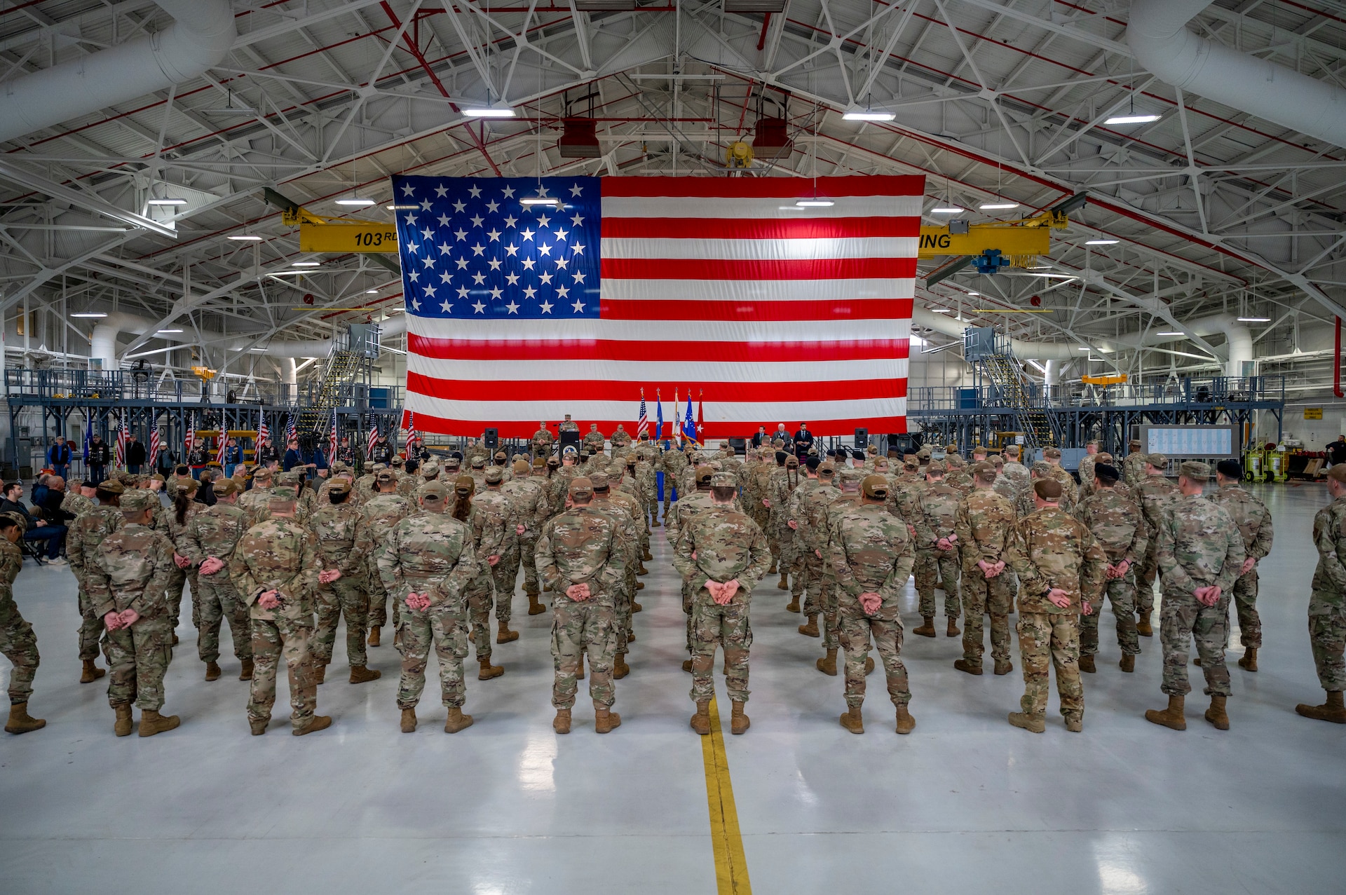 Joint send-off ceremony celebrates Connecticut Guardsmen as they prepare to deploy