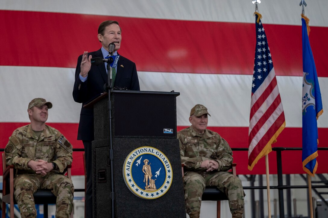 Joint send-off ceremony celebrates Connecticut Guardsmen as they prepare to deploy