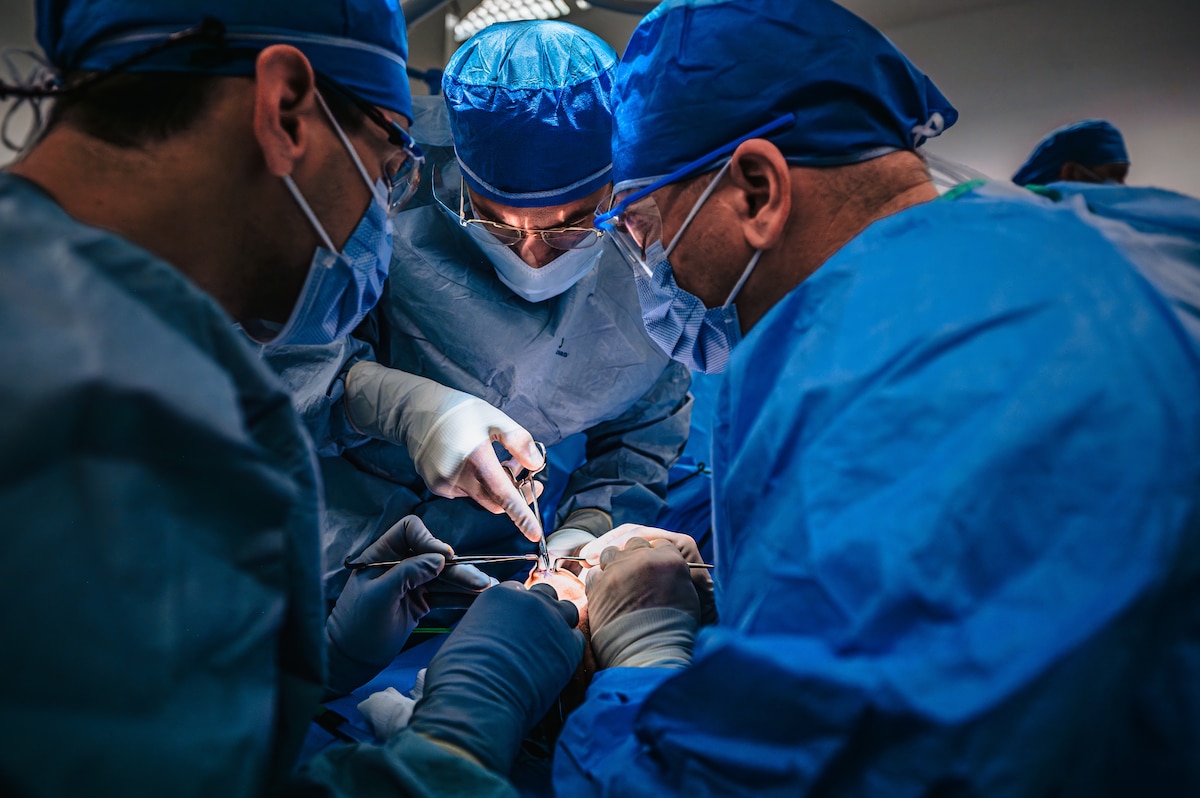 Surgery is performed