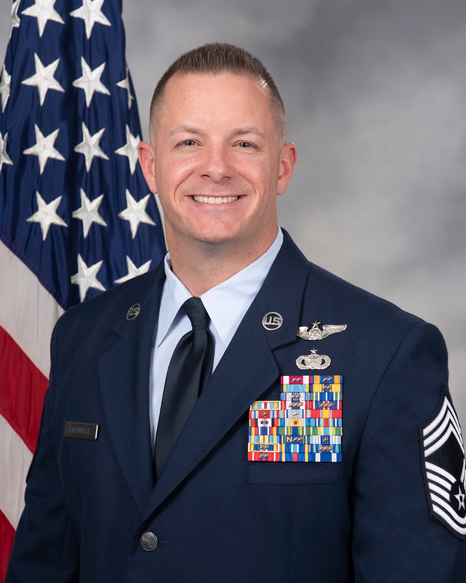 Official Photo CMSgt Richard J. Brownlee