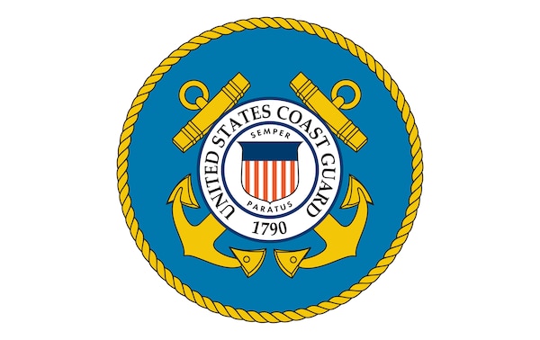 U.S. Coast Guard logo.