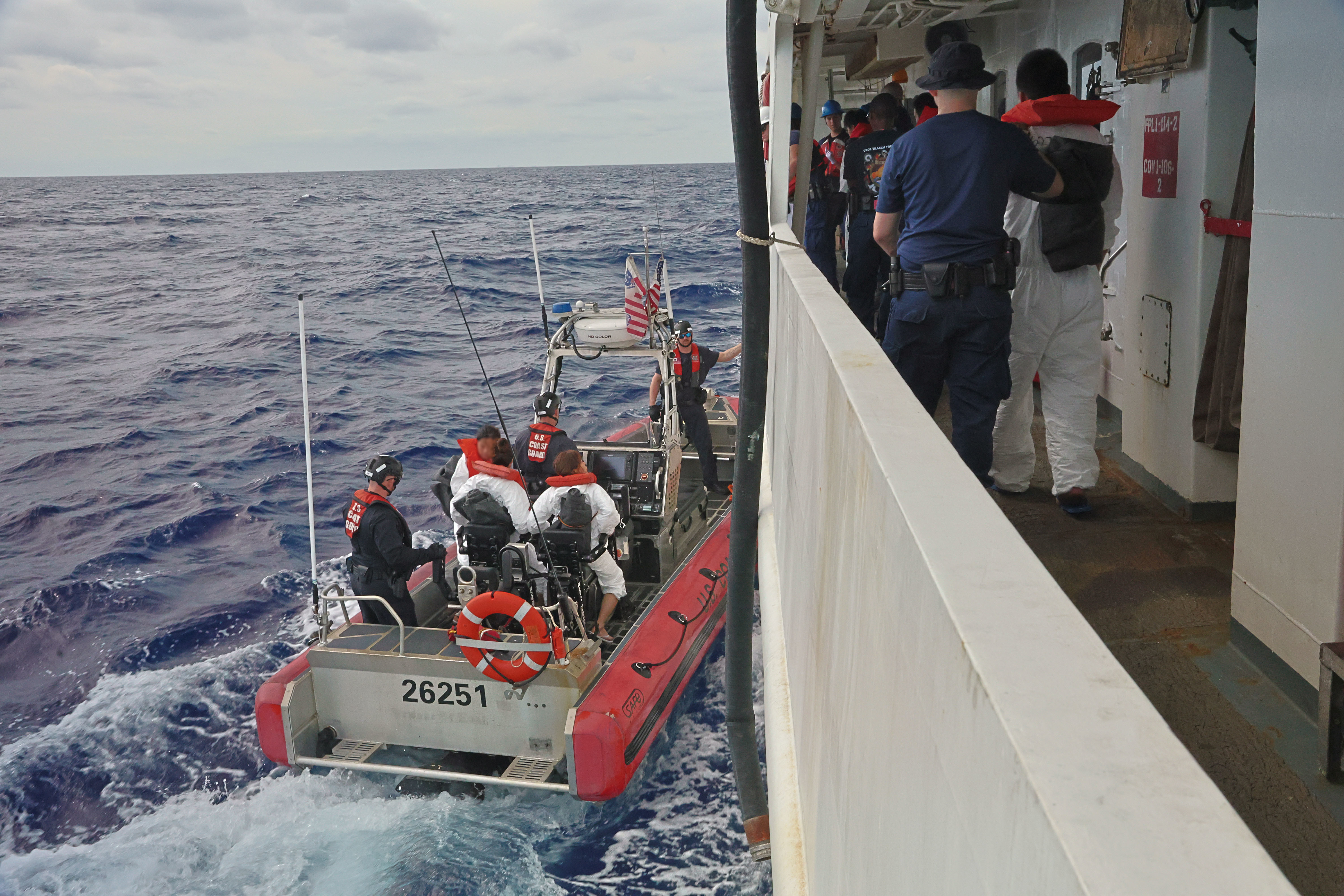 Coast Guard Cutter Vigorous returns home after 46-day alien