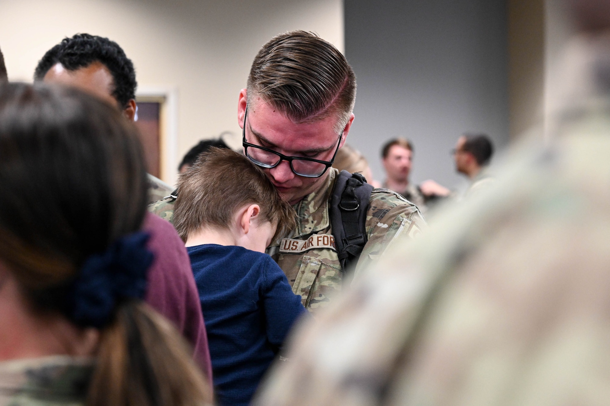Airmen reunites with family