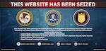 This website has been seized - banner: justice.gov and ic3.gov