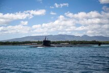 he Virginia-class fast-attack submarine USS Montana (SSN 794) gets underway from Joint Base Pearl Harbor-Hickam in preparation for exercise Black Widow 2025, March 3, 2025.