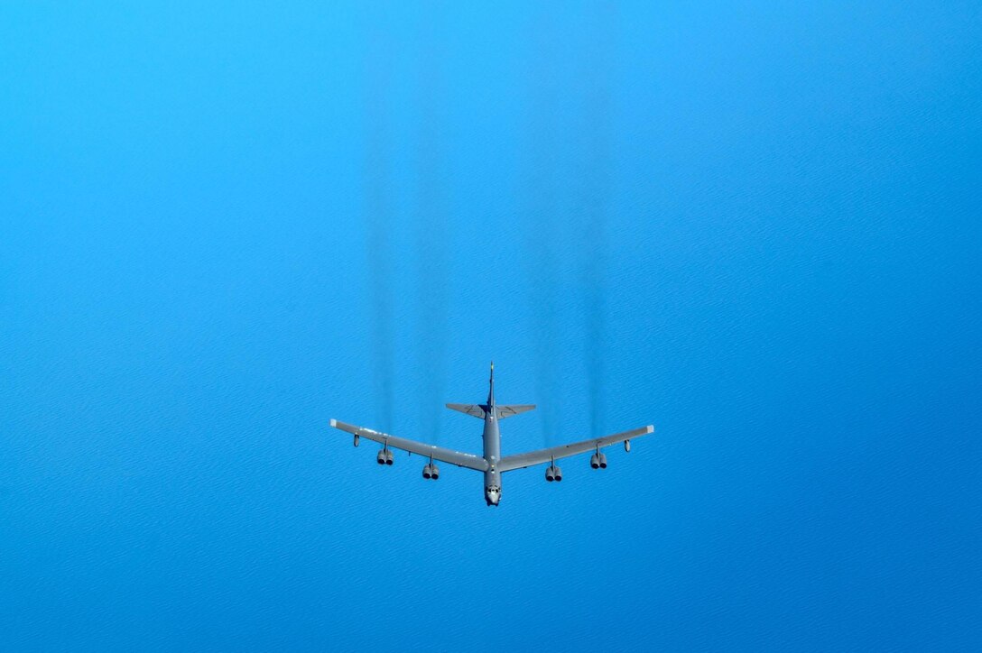 On March 4, U.S. Central Command (CENTCOM) conducted a Bomber Task Force Mission in the Middle East, strengthening partner interoperability and demonstrating force projection capabilities in the region. It was the third BTF mission in two weeks.

A B-52H Stratofortress from RAF Fairford, UK, flew across Europe and into the CENTCOM area of responsibility during their mission, which included aerial refueling and training opportunities with partner nations.