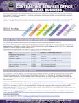 DCSO brochure provides procurement opportunities, GSA schedules & GWACS, primary contract vehicles, and top NAICS.
