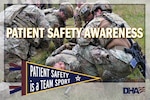 Patient Safety Awareness DHA graphic.