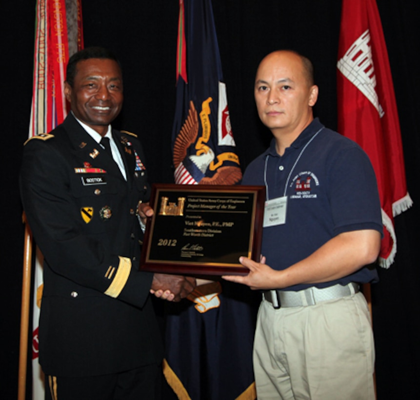 Viet Nguyen deployed as the chief of information technology for USACE’s Task Force Restoring Iraqi Oil in 2003.