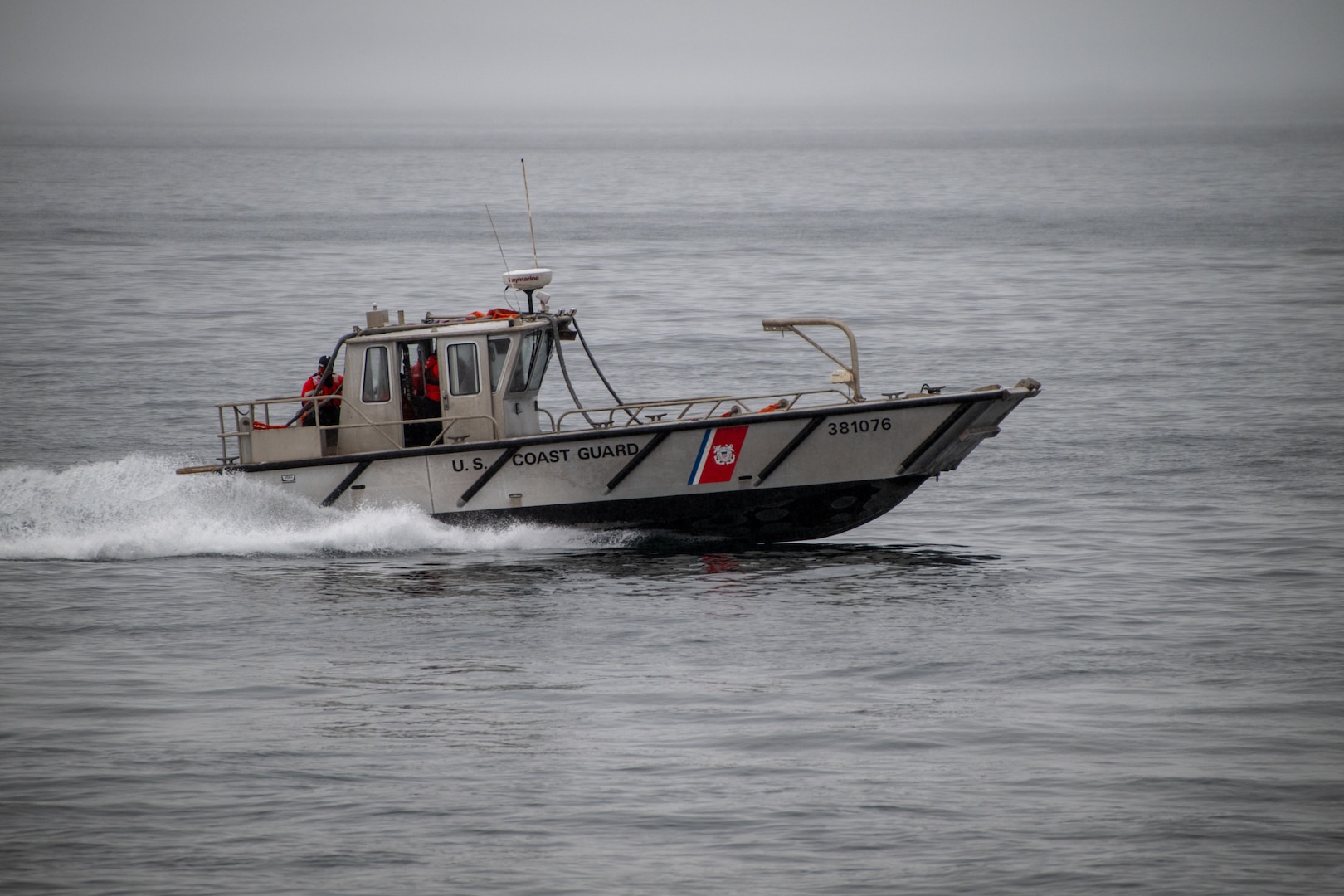 A U.S. Coast Guard Cutter Polar Star (WAGB 10) boat crew aboard a landing craft launches to conduct operations in Winter Quarters Bay during Operation Deep Freeze, Feb. 6, 2025. Operation Deep Freeze is one of many operations in the Indo-Pacific in which the U.S. military promotes security and stability across the region. The U.S. military's support of U.S. Antarctic research began in 1955. U.S. Indo-Pacific Command proudly continues to lead the Joint Task Force-Support Forces Antarctica team in providing logistic support for the United States Antarctic Program. (U.S. Coast Guard photo by Petty Officer 2nd Class Briana Carter)