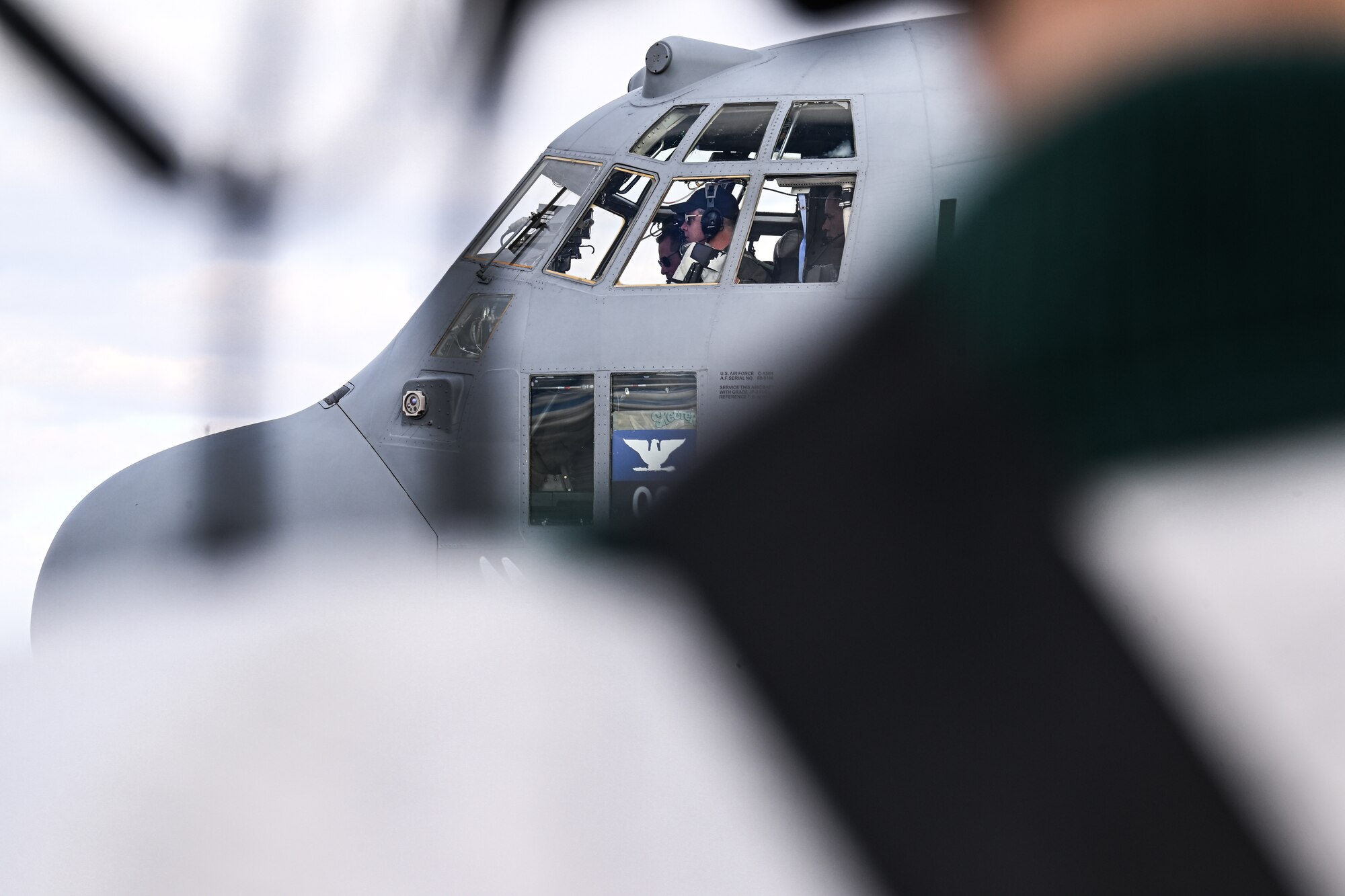 Col. Michael Maloney, 910th Airlift Wing commander, conducts preflight operations prior to taking off for his “fini-flight” at Youngstown Air Reserve Station, Ohio, March 2, 2025.