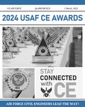2024 USAF CE Awards graphic displaying the trophies for the awards
